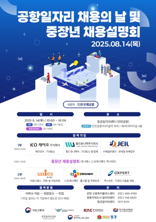 인천 중구, 6개 기업과 올해 네 번째 ‘공항 일자리 채용의 날’ 개최 기사 이미지