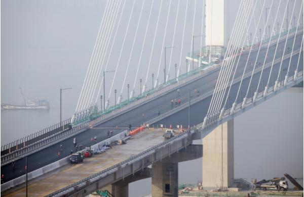 인천경제자유구역청, 제3연륙교 개통 한 달여 앞… 새 길서 열린 듀애슬론 대회 기사 이미지