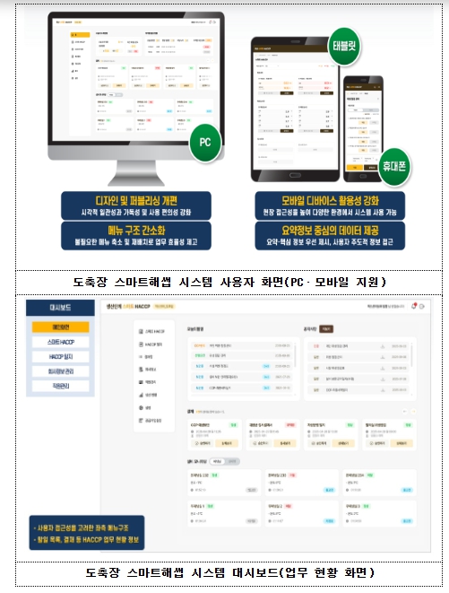 농림축산식품부, 도축장 스마트해썹 시스템 개발완료 생산단계 축산물 위생관리 디지털 전환 본격화 기사 이미지