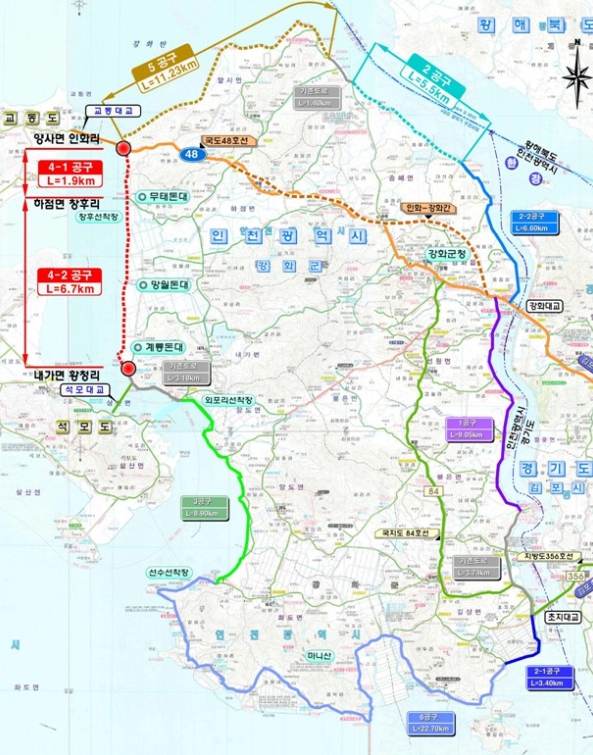 강화 한 바퀴 더 빨라진다…황청~창후 구간 우선 추진 기사 이미지